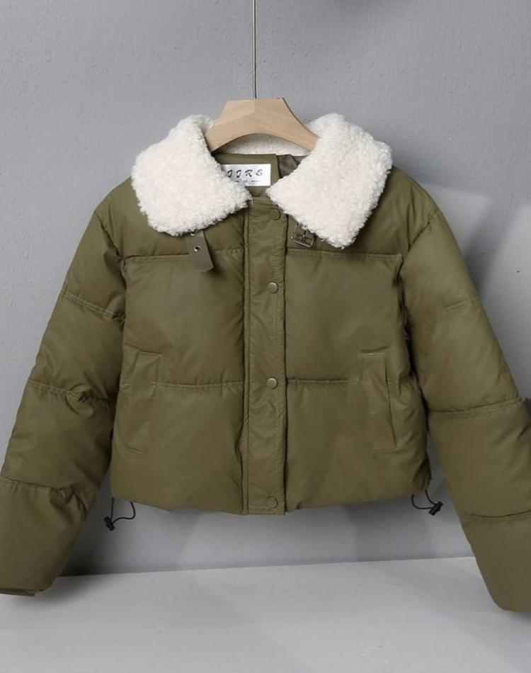 کاپشن کوتاه يقه ببعی