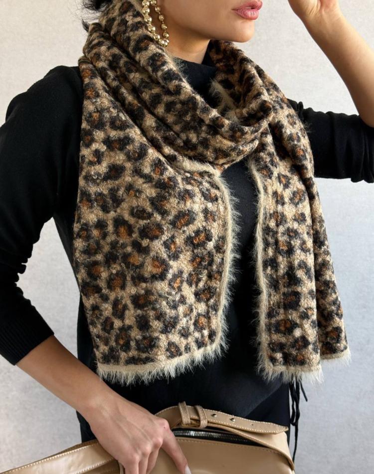 شال تدي پلنگي