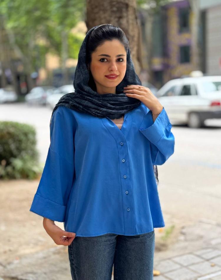 شوميز مانتويي سيلک